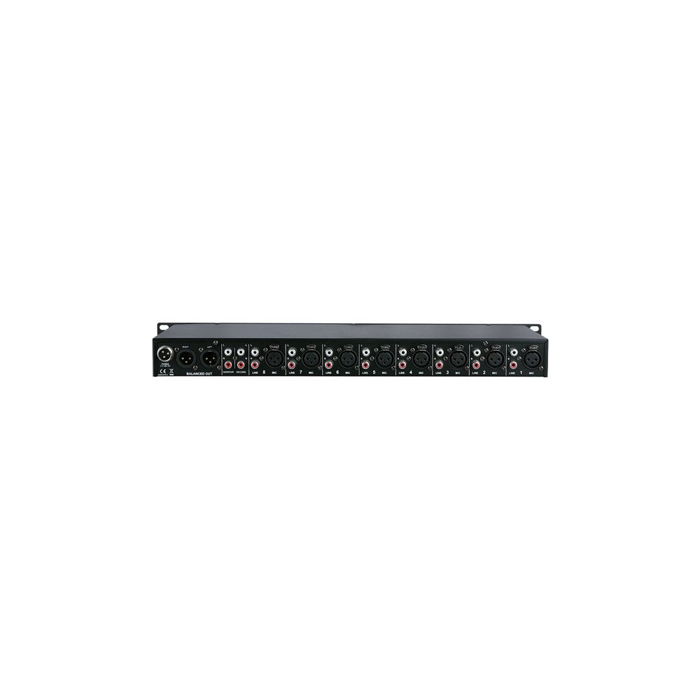 DAP-Audio Compact 8.1 Mixer installazione 1U 8 canali, 1 uscita