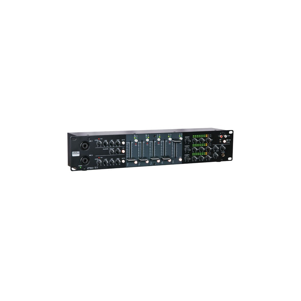 DAP-Audio IMIX-7.1 7-channel 3-output 2U Installation Mixer