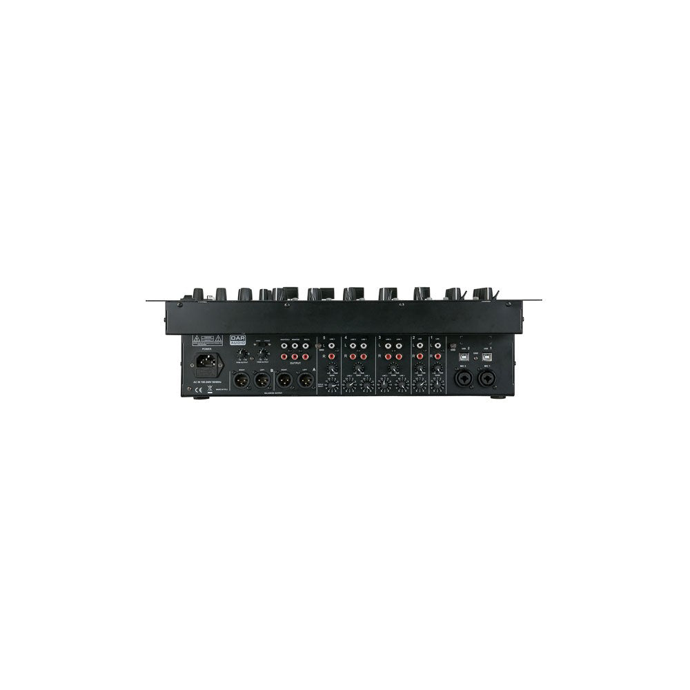 DAP-Audio IMIX-7.2 USB Mixer USB installazione 6U 7 canali, 2 zone