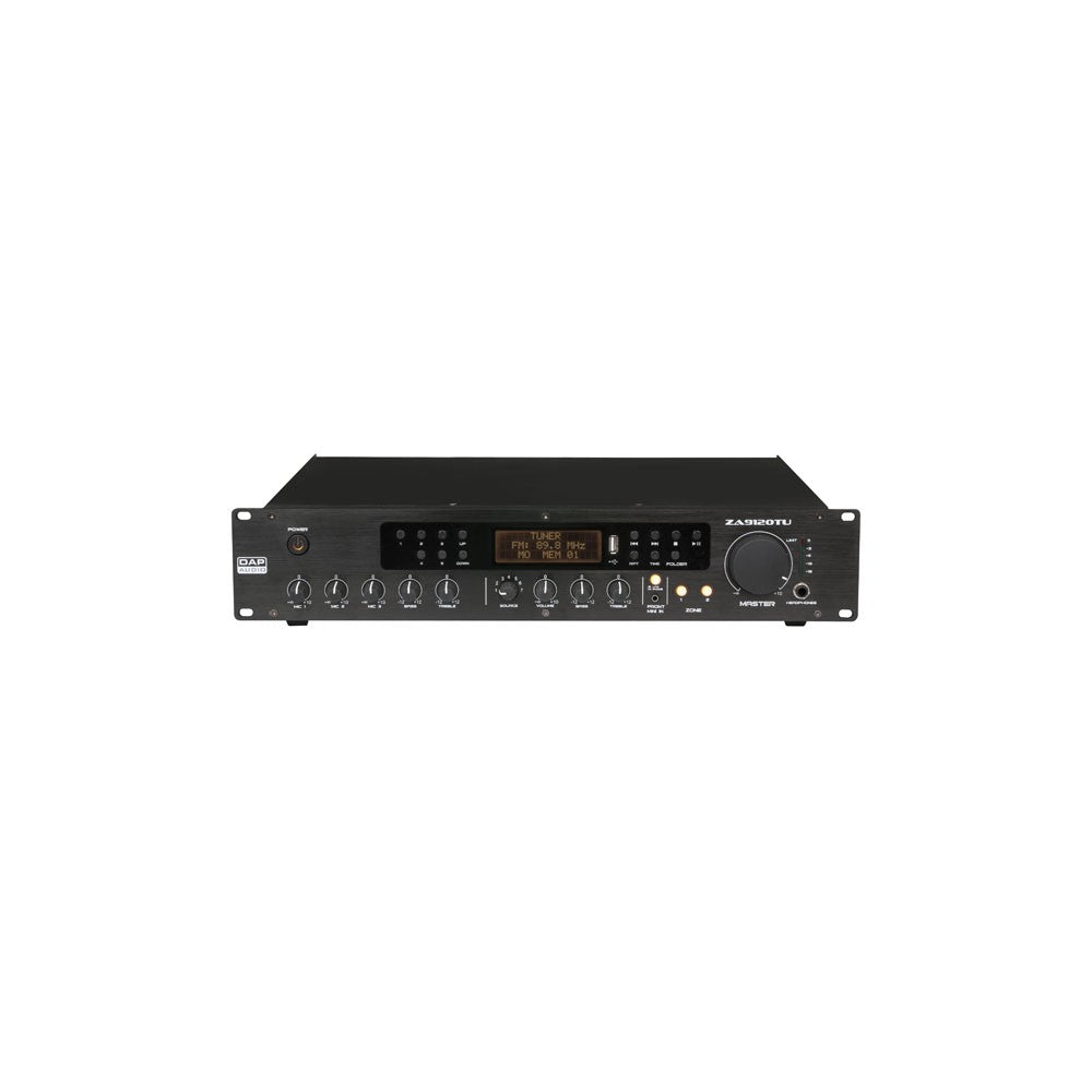 DAP-Audio ZA-9120TU Amplificatore a zone, 100V, 120W