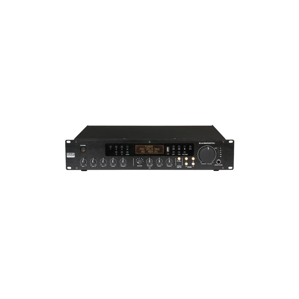 DAP-Audio ZA-9250TU Amplificatore a zone, 100V, 250W