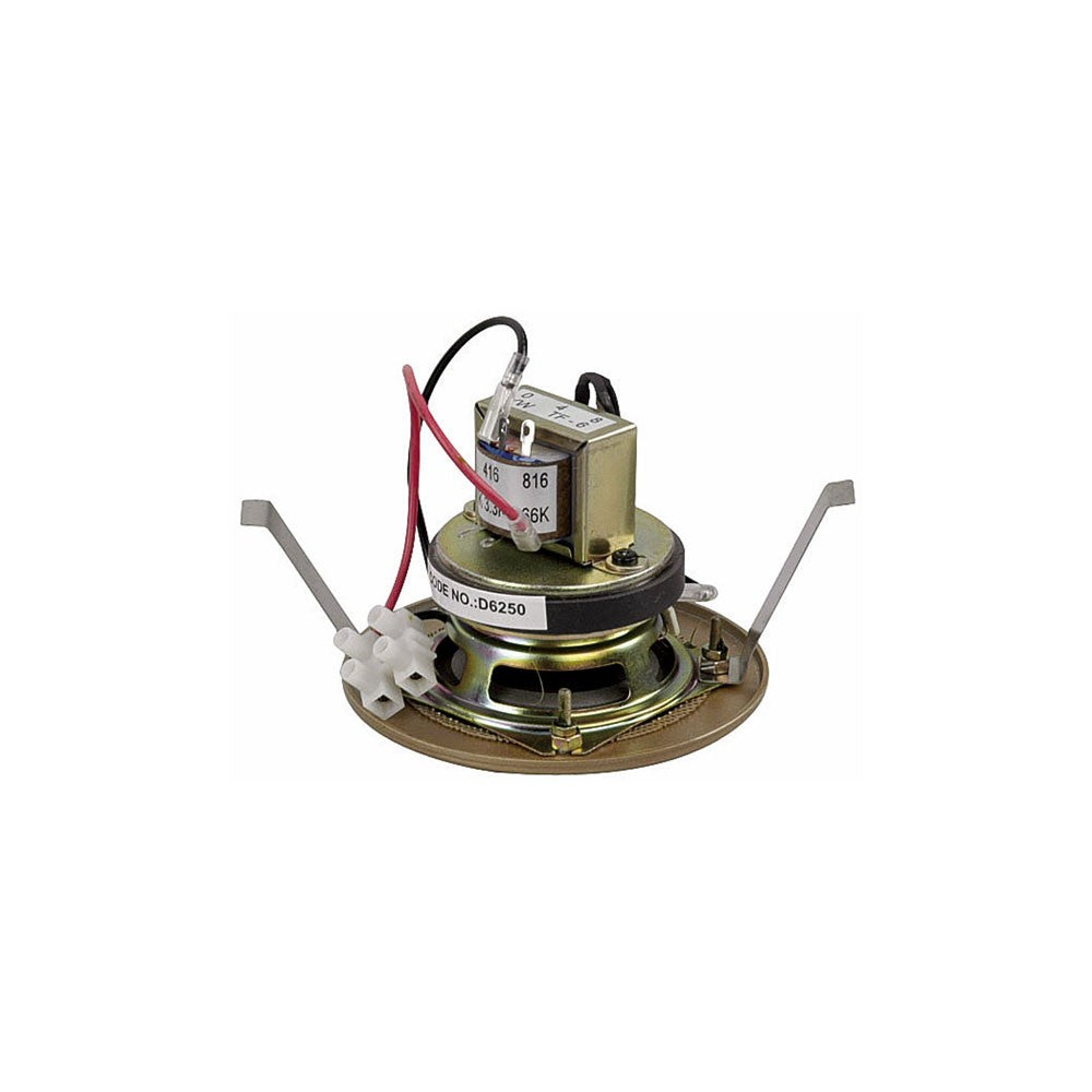 DAP-Audio CST-206 Altoparlante da soffitto da 2,5" 6W con trasformatore di linea da 100V, colore oro