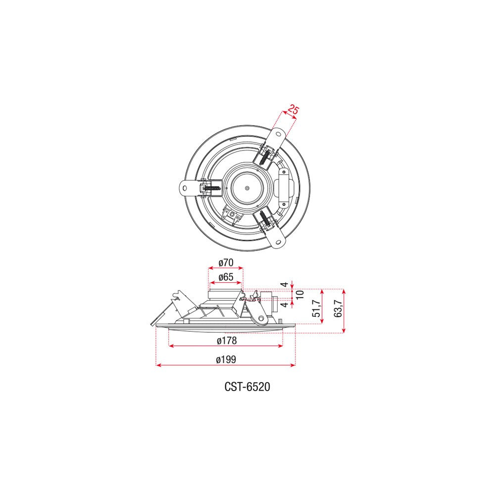 DAP CST-6520 6" Ceiling Speaker