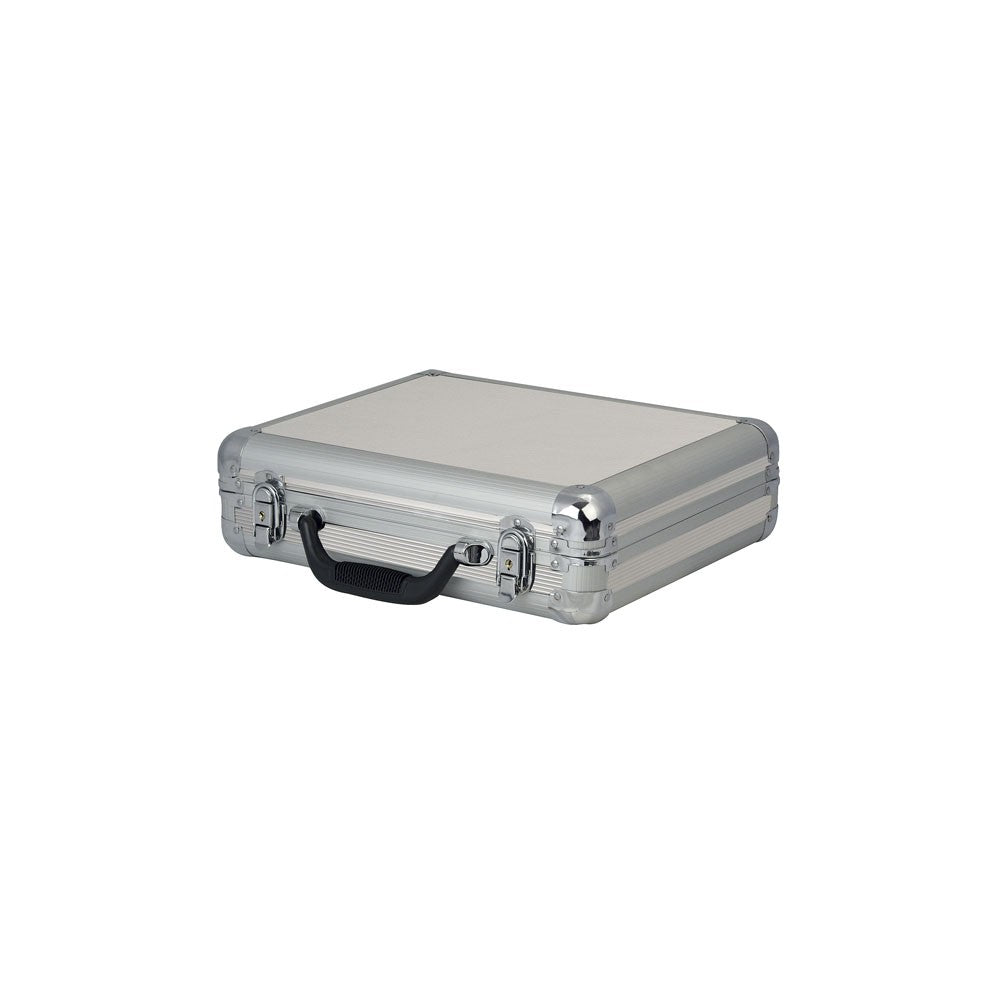 DAP-Audio Case for 7 Microphones Argento con nervatura