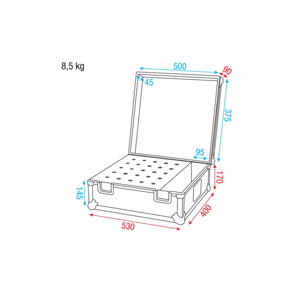 DAP-Audio Pro Case para 25 micrófonos
