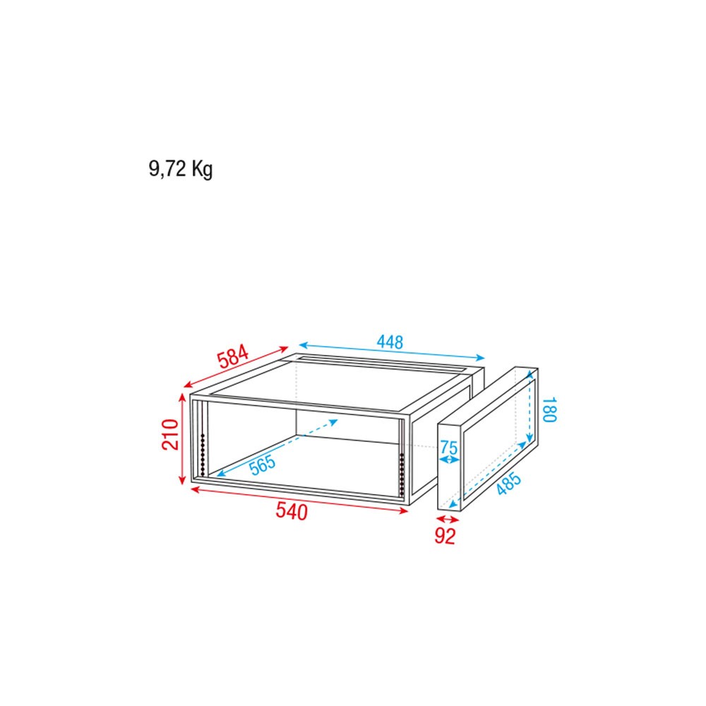 DAP-Audio DoubleDoor Case 4U