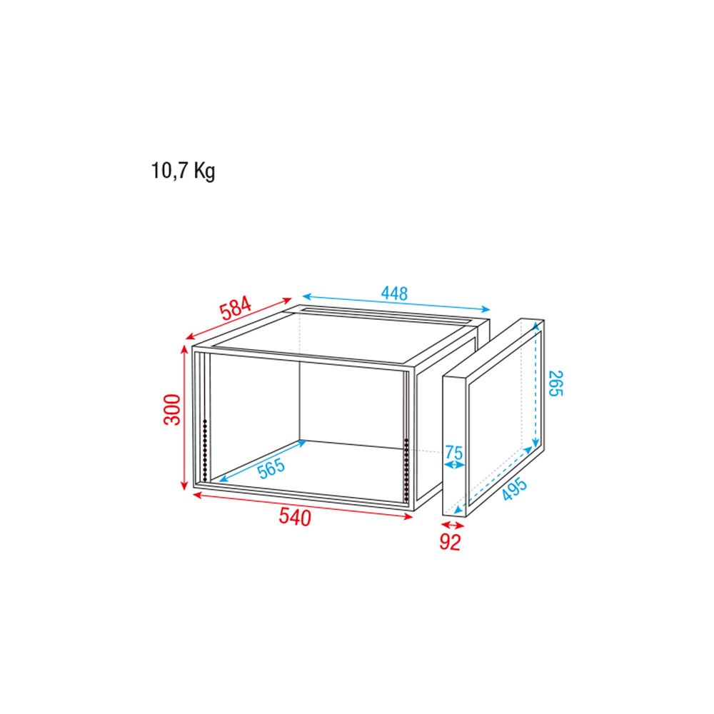 DAP-Audio DoubleDoor Case 6U