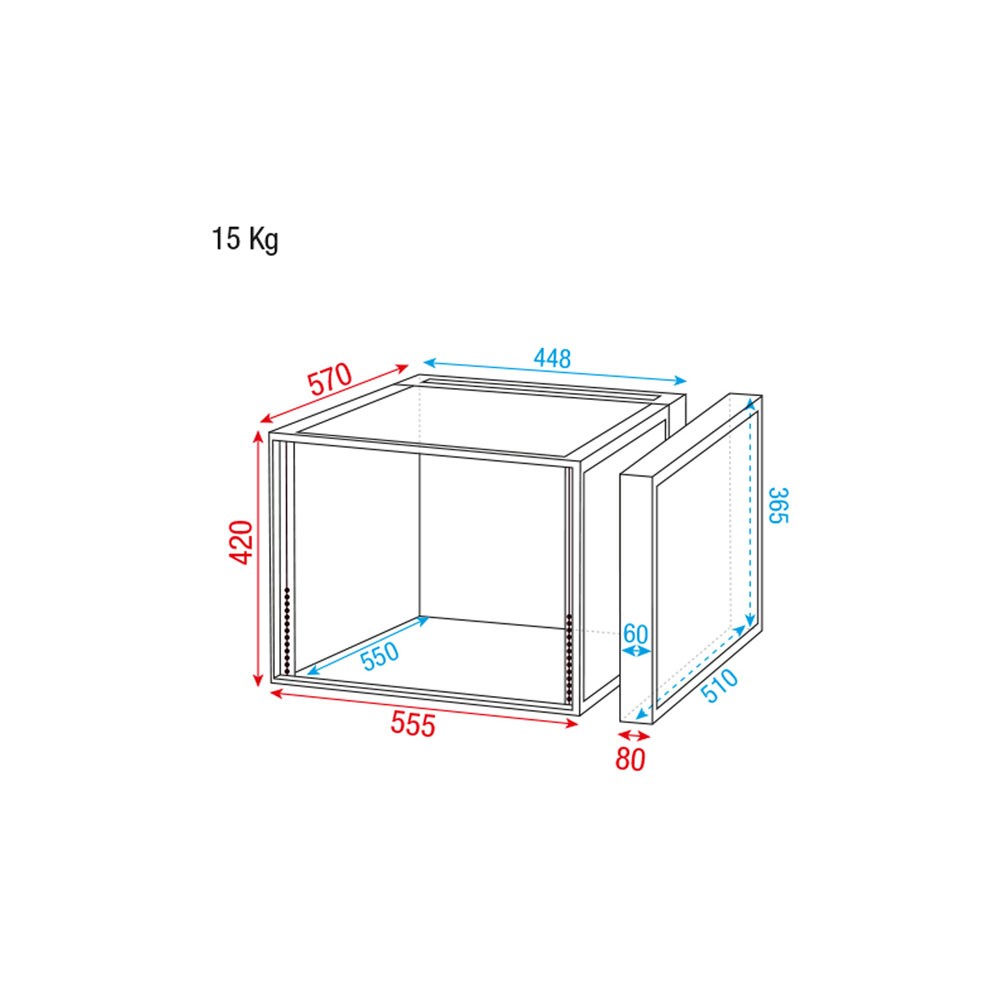 Estuche Doble Puerta DAP-Audio 8U