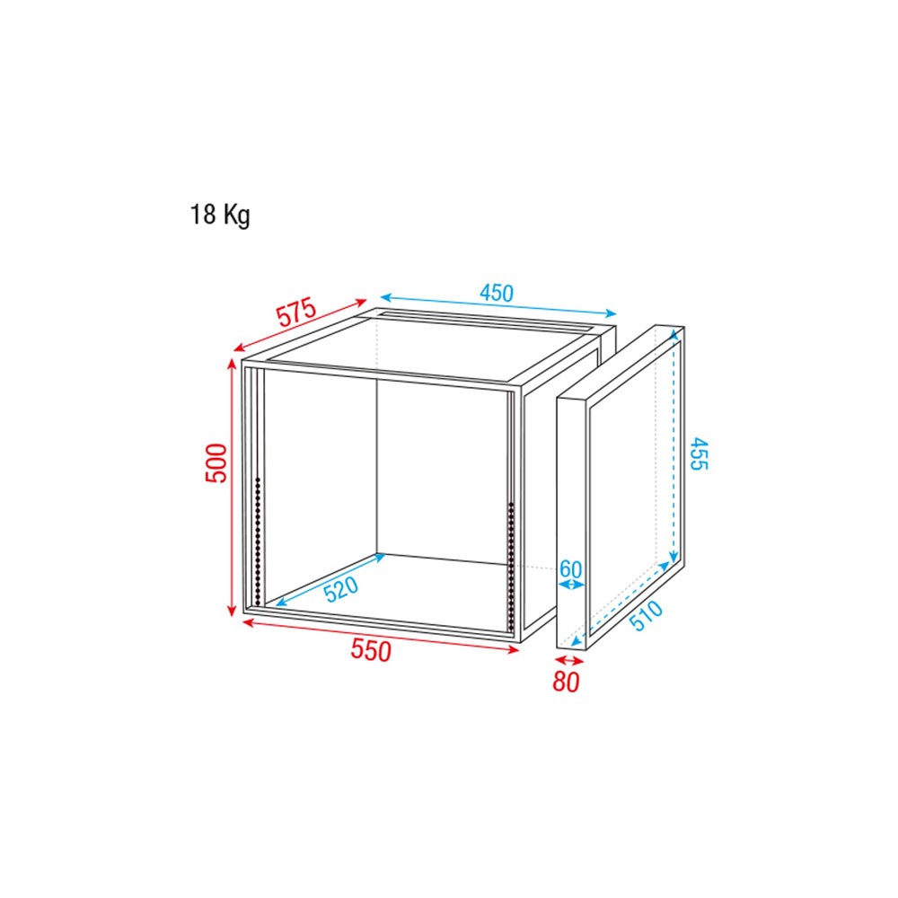 DAP-Audio DoubleDoor Case 10U