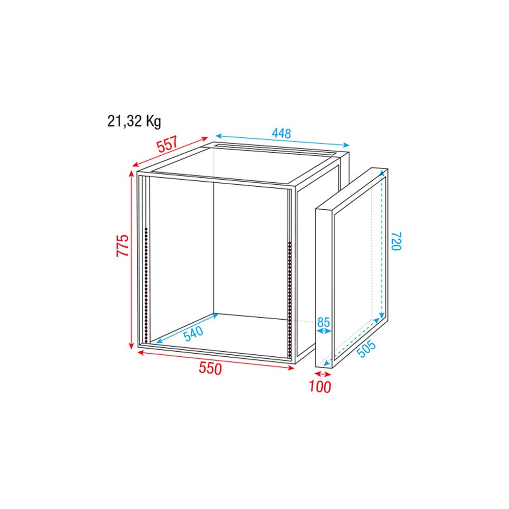 DAP-Audio DoubleDoor Case 16U