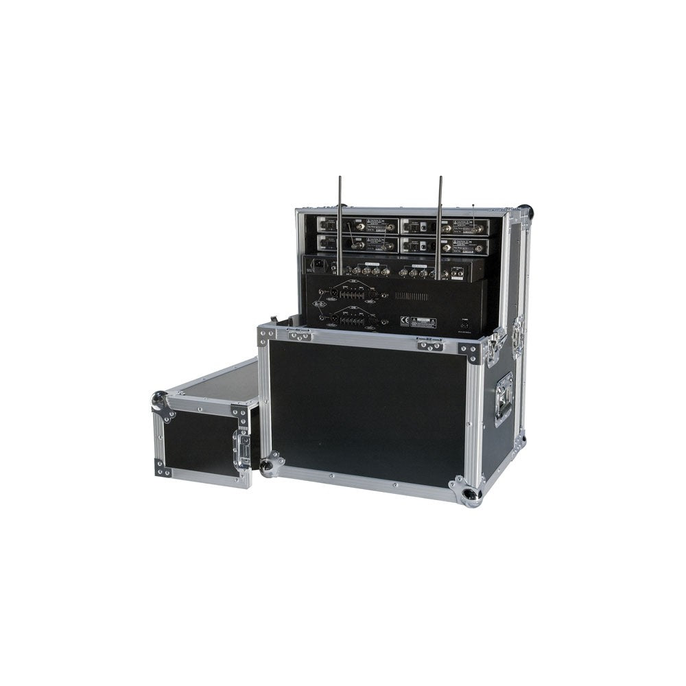 DAP-Audio Wireless Microphone Case 2 striscia da 19 6U con due cassetti