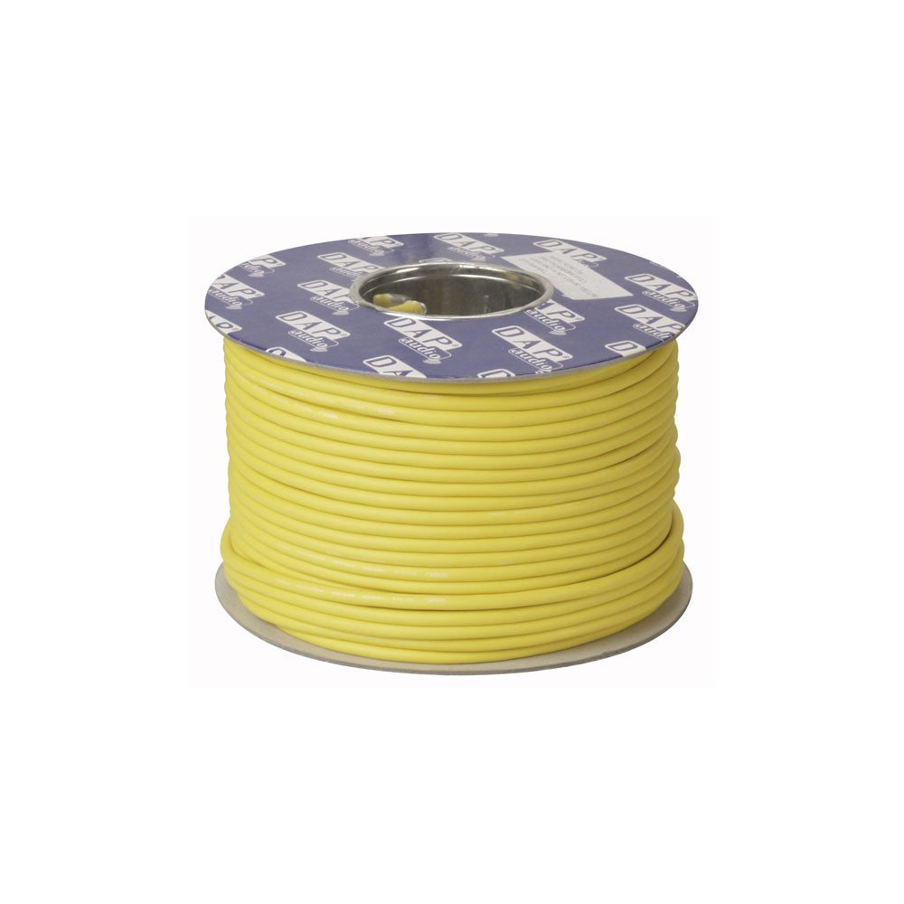 DAP-Audio MC-216 Cavo mic/di linea giallo, 100m su rocchetto