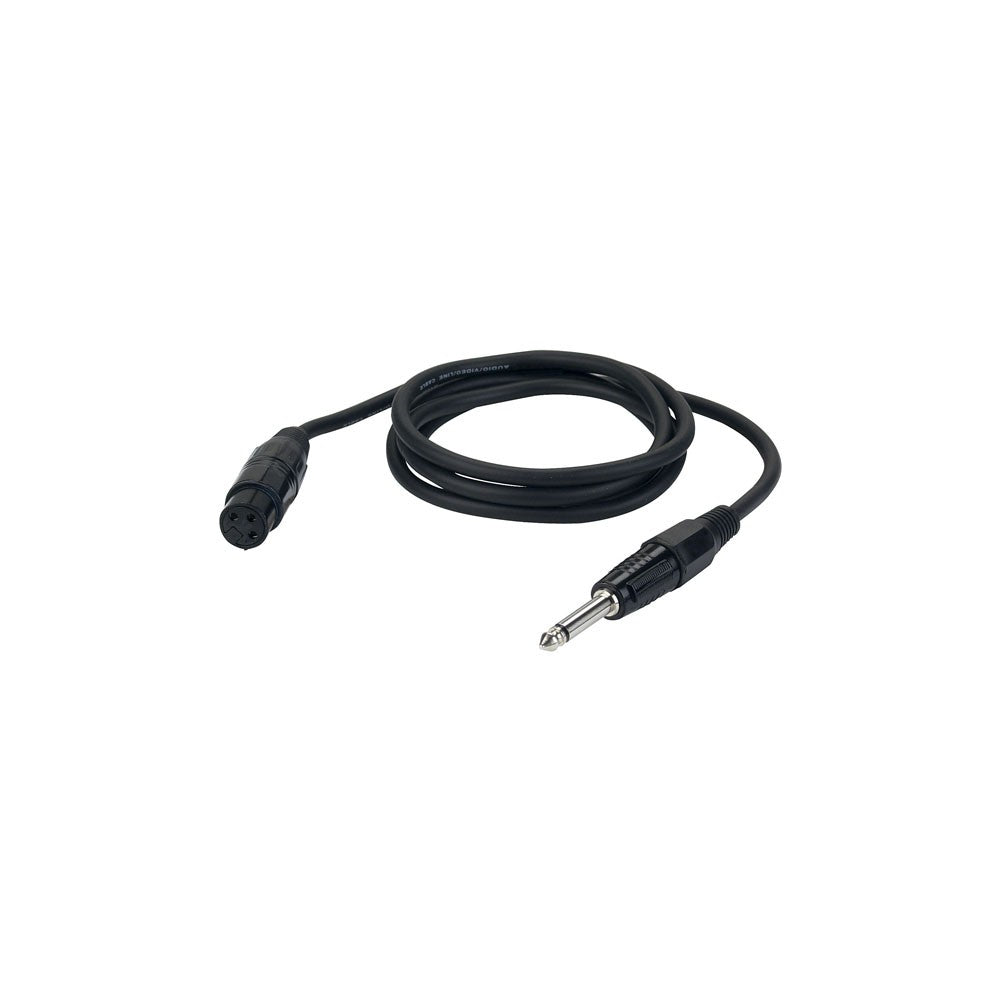 DAP-Audio FL02 - Cavo sbilanciato XLR/F 3 p. - Jack mono 1,5 m