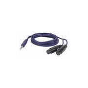 DAP-Audio FL37 - 2 bal. XLR/F 3 p. - Jack stereo 1,5 m