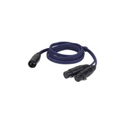 DAP-Audio FL38 - bal. XLR/M 3 p. - 2 XLR/F 3 p. 1,5 m