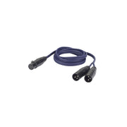 DAP-Audio FL39 - bal. XLR/F 3 p. - 2 XLR/M 3 p. 1,5 m