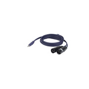 DAP-Audio FL46 - stereo mini Jack - 2 XLR/M 3 p. 6m