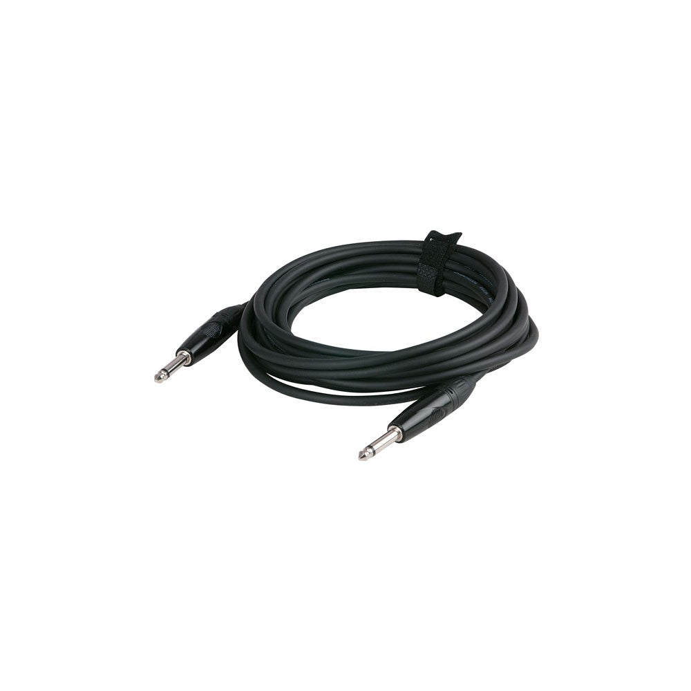 DAP-Audio FLX05 - unbal. Jack mono - Jack mono Black 10mtr, tipo X