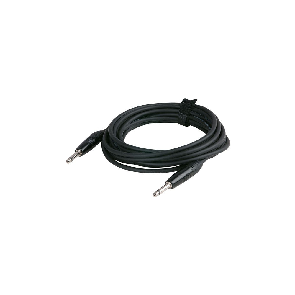 DAP-Audio FLX05 - unbal. Jack mono - Jack mono Black 1.5 mtr, tipo X