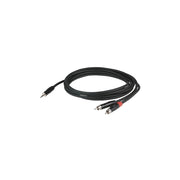 DAP-Audio FLX30 - Stereo mini jack - 2 RCA Male corpo jack a incasso, 6m