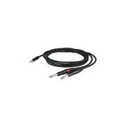 DAP-Audio FLX31 - stereo mini Jack - 2 mono Jack L/R corpo jack a incasso, 1,5m