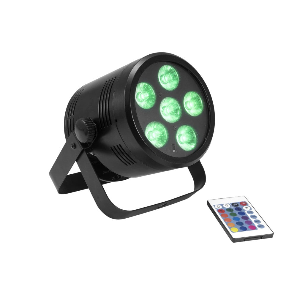 EUROLITE AKKU PAR 6 QCL Faretto a batteria RGBW