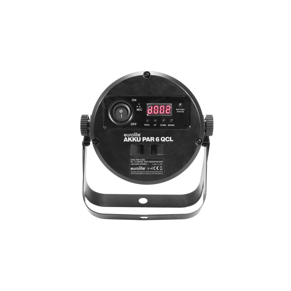 EUROLITE AKKU PAR 6 QCL Faretto a batteria RGBW