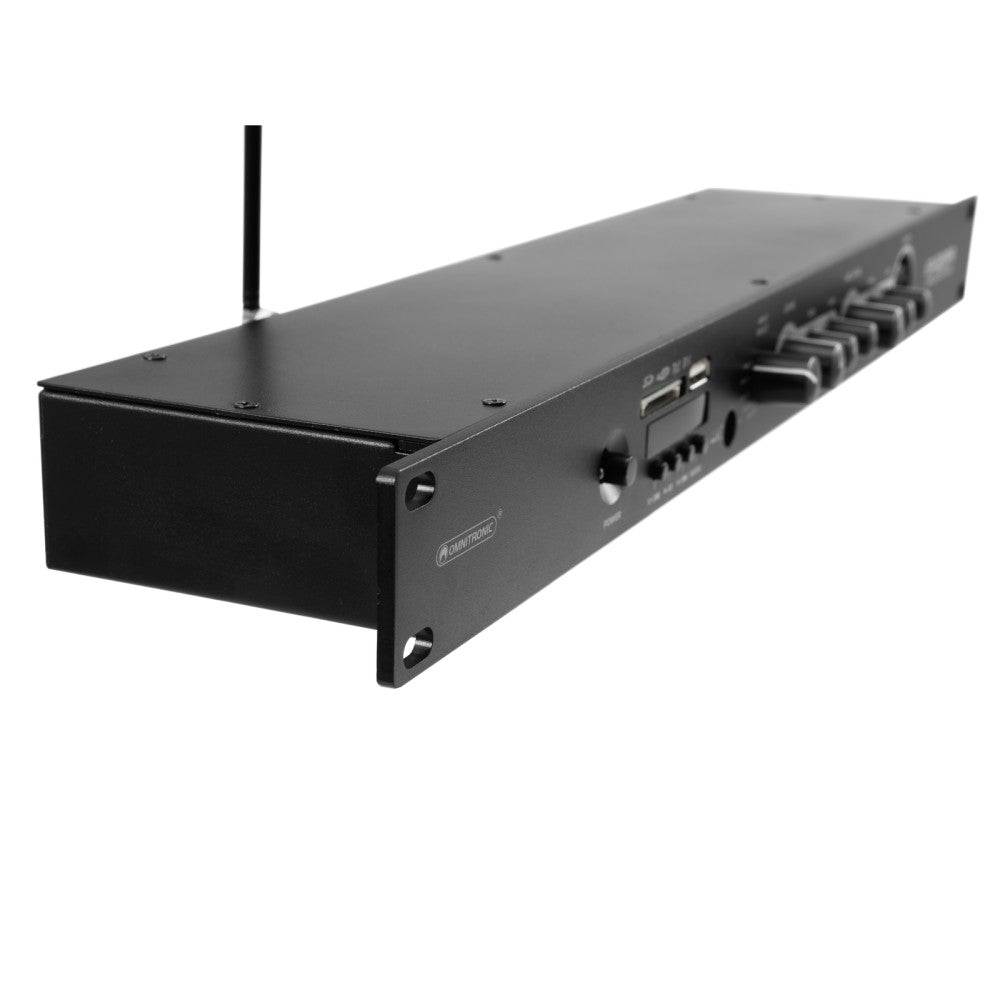OMNITRONIC EP-220PR - Preamplificatore con lettore MP3 e radio FM
