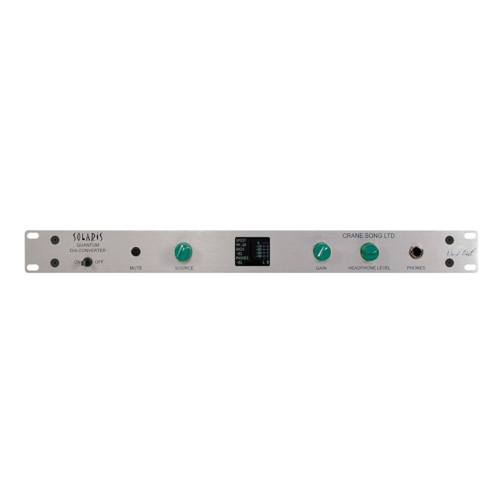 CRANE SONG SOLARIS D/A Converter con sample rate fino a 192 kHz e monitor controller