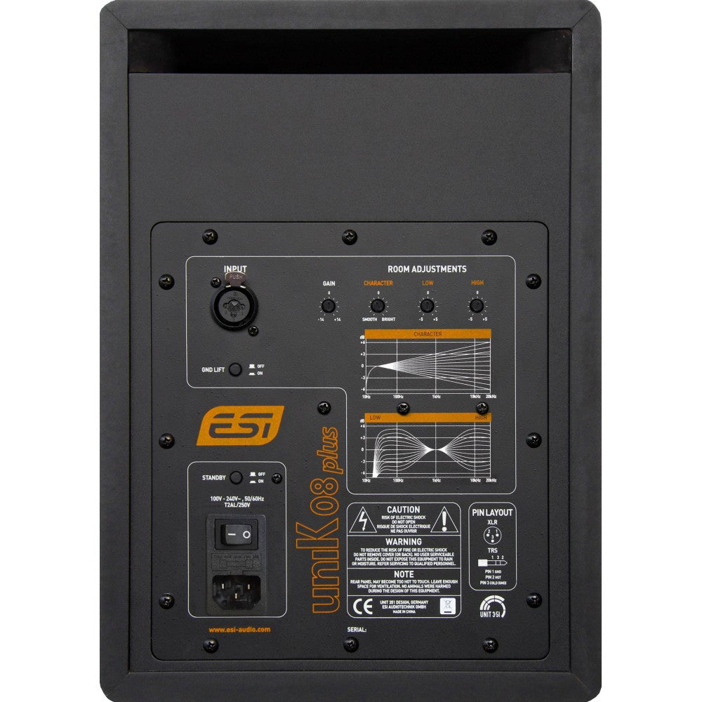 ESI UNIK 08+ Monitor attivo da 8"