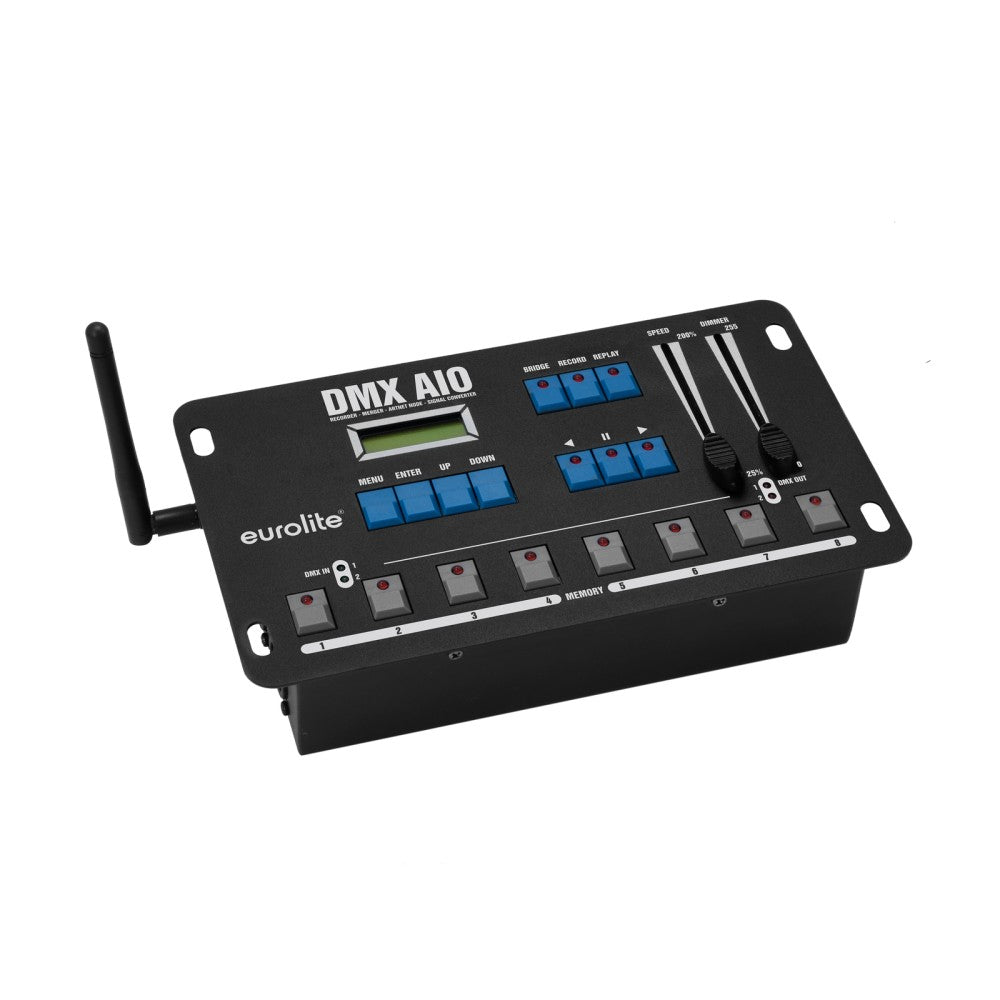 EUROLITE DMX AIO Registratore DMX per 2 universi