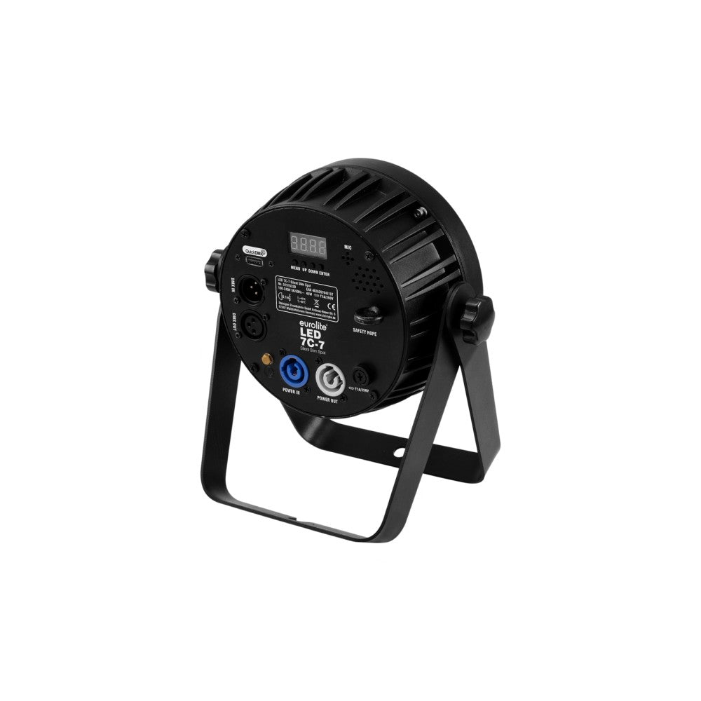EUROLITE LED 7C-7 Slim par silencioso