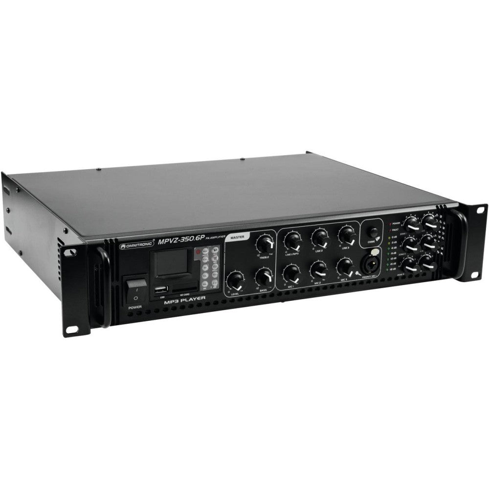 OMNITRONIC MPVZ-350.6P PA Amplificatore 100V a 6 zone