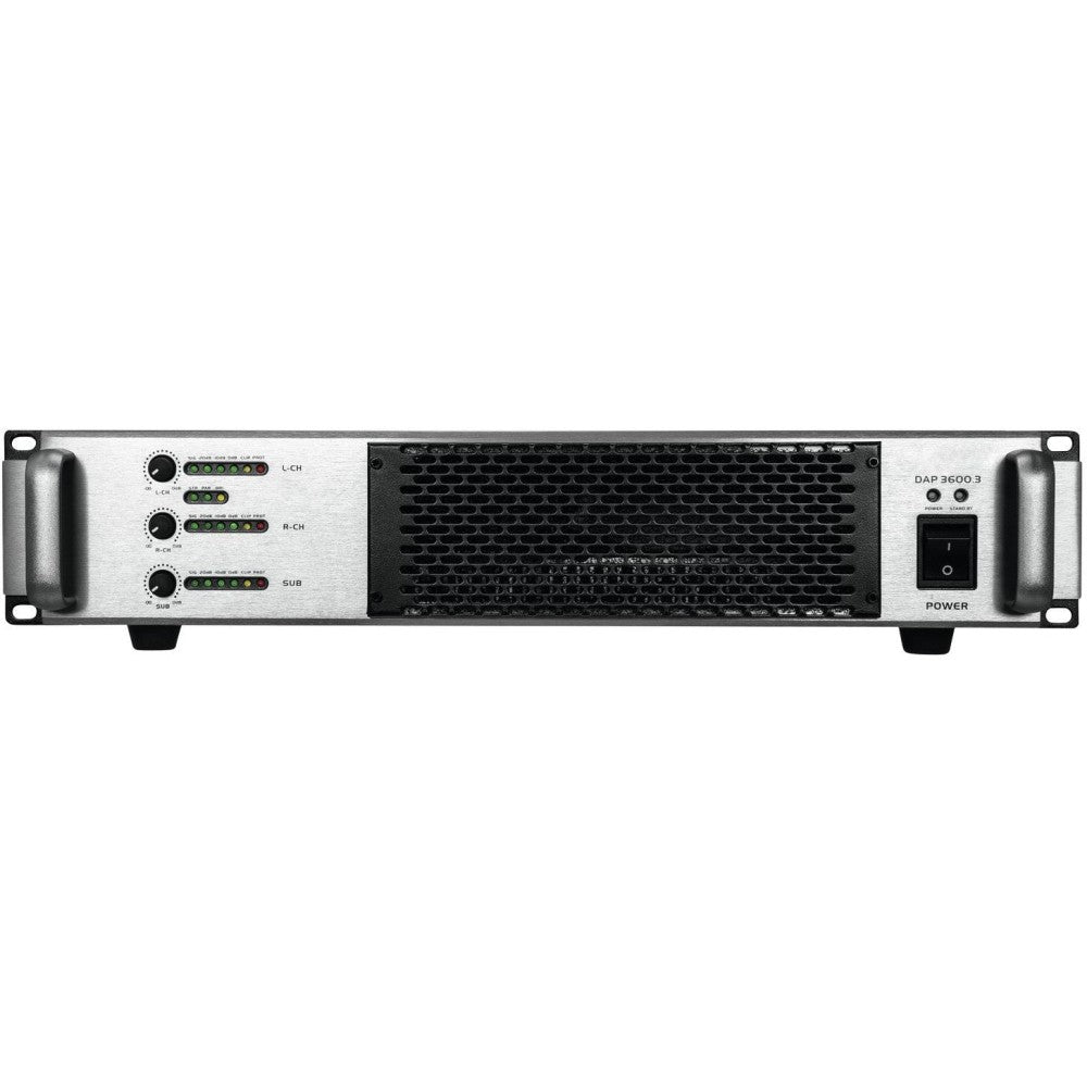 OMNITRONIC A-3603 Amplificatore a 3 canali Class-D 2.1