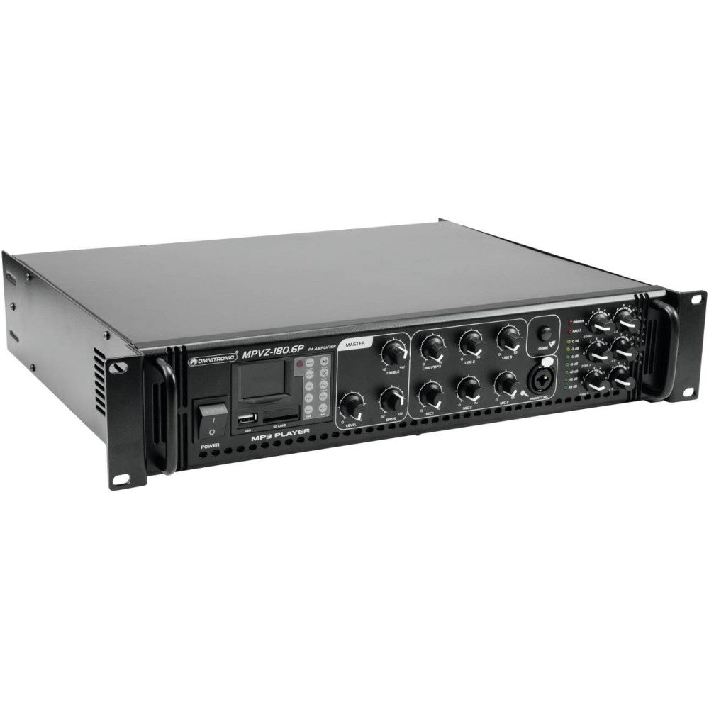 OMNITRONIC MPVZ-180.6P PA Amplificatore 100V a 6 zone