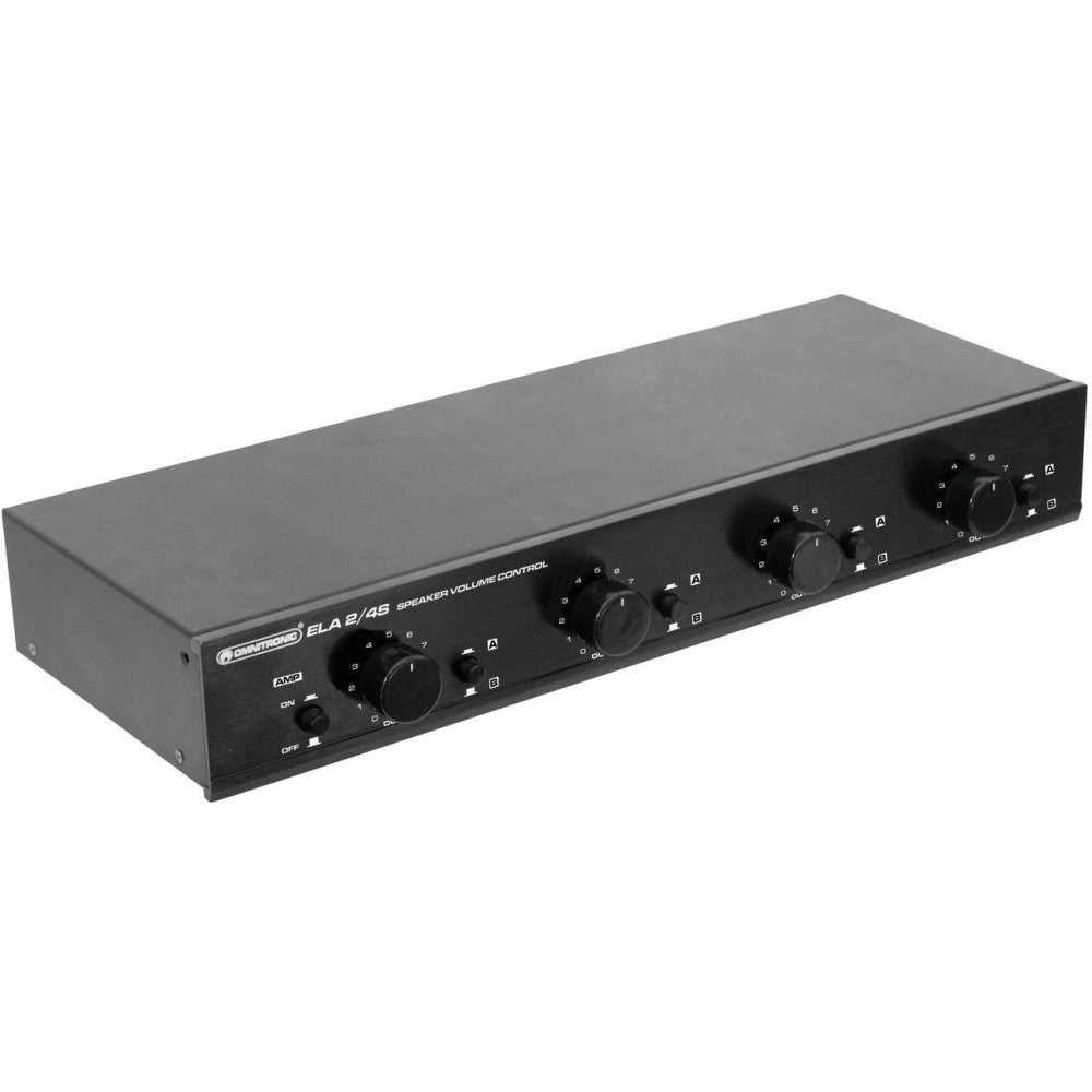 OMNITRONIC ELA 2/4S Amplificatore a 4 zone stereo