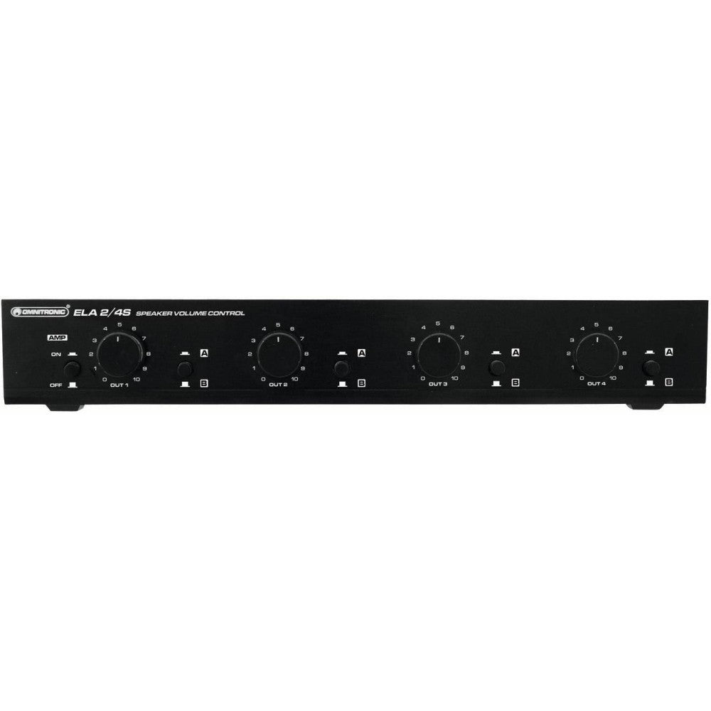 OMNITRONIC ELA 2/4S Amplificatore a 4 zone stereo