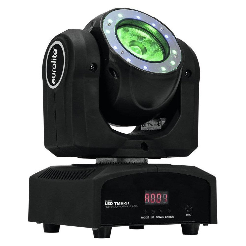 EUROLITE LED TMH-51 Testa mobile RGBW Beam e Hypno