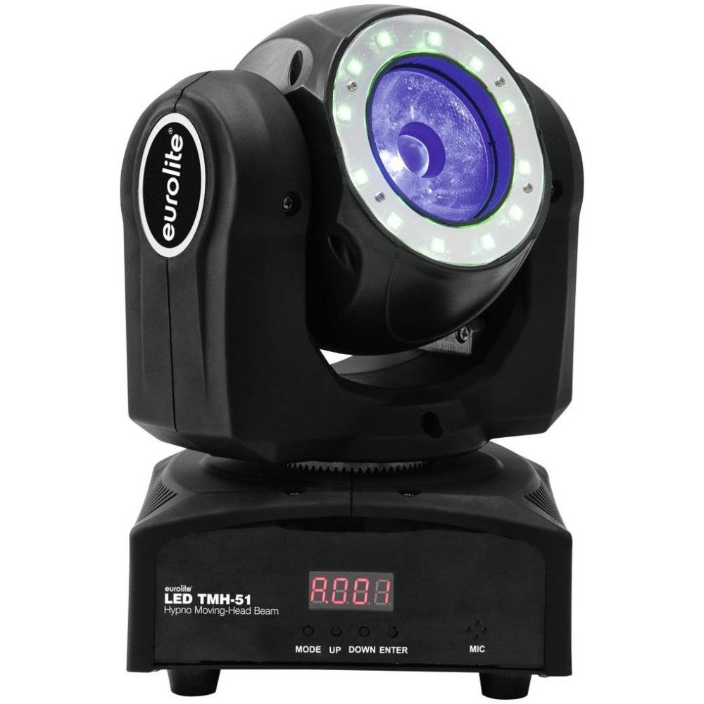 EUROLITE LED TMH-51 Testa mobile RGBW Beam e Hypno