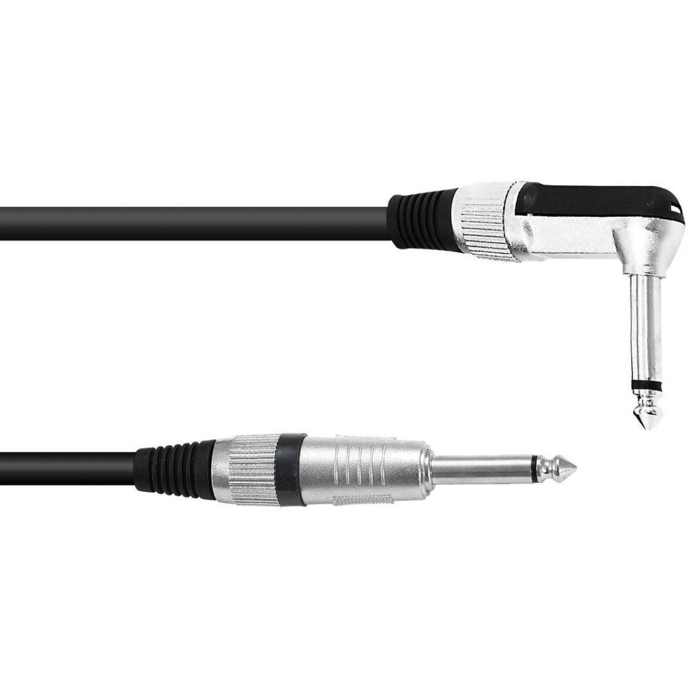 OMNITRONIC Cavo da jack mono a jack mono ad angolo da 1.5 m