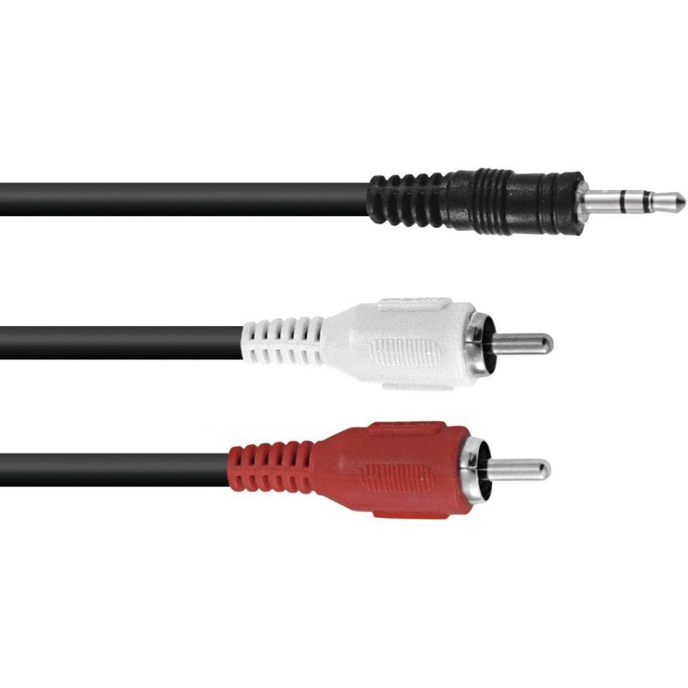 OMNITRONIC Cavo da mini Jack stereo a 2 RCA da 1.5 m