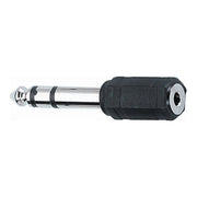 QUIK LOK AD/21Adattatore da Jack 3.5 mm stereo a Jack 6.3 mm stereo a femmina