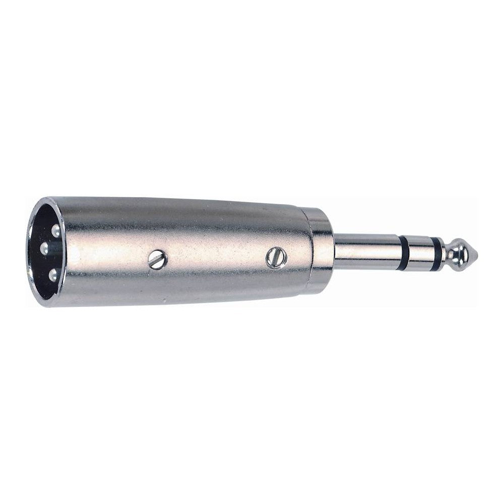 QUIK LOK - G/124-K Adattatore da XLR M 3p a Jack 6.3 mm stereo