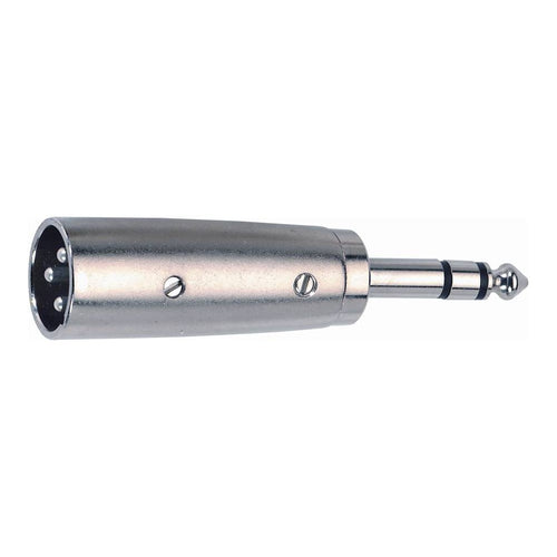 QUIK LOK - G/124-K Adattatore da XLR M 3p a Jack 6.3 mm stereo