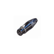 NEUTRIK NC3FXX-BAG XLR volante, Serie XX, 3 poli femmina, corpo nero, contatti argento