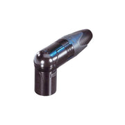 NEUTRIK NC3MRX-BAG XLR angolare, Serie RX, 3 poli maschio, corpo nero, contatti argento