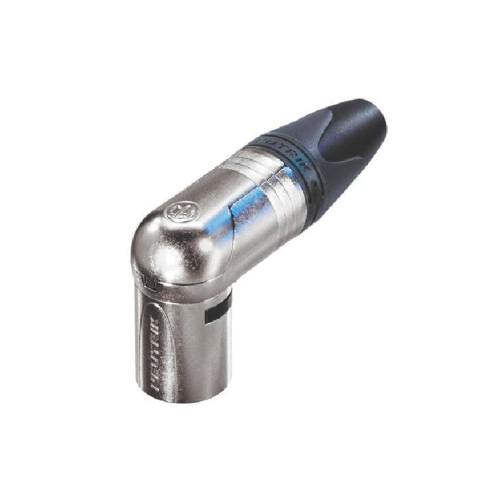 NEUTRIK NC4MRX XLR angolare, Serie RX, 4 poli maschio, corpo nichel, contatti argento