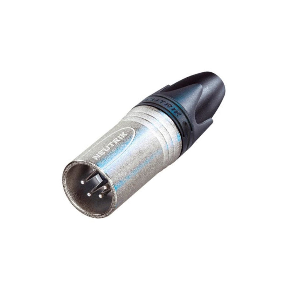 NEUTRIK NC4MXX XLR volante, Serie XX, maschio 4 poli, corpo nichel, contatti argento