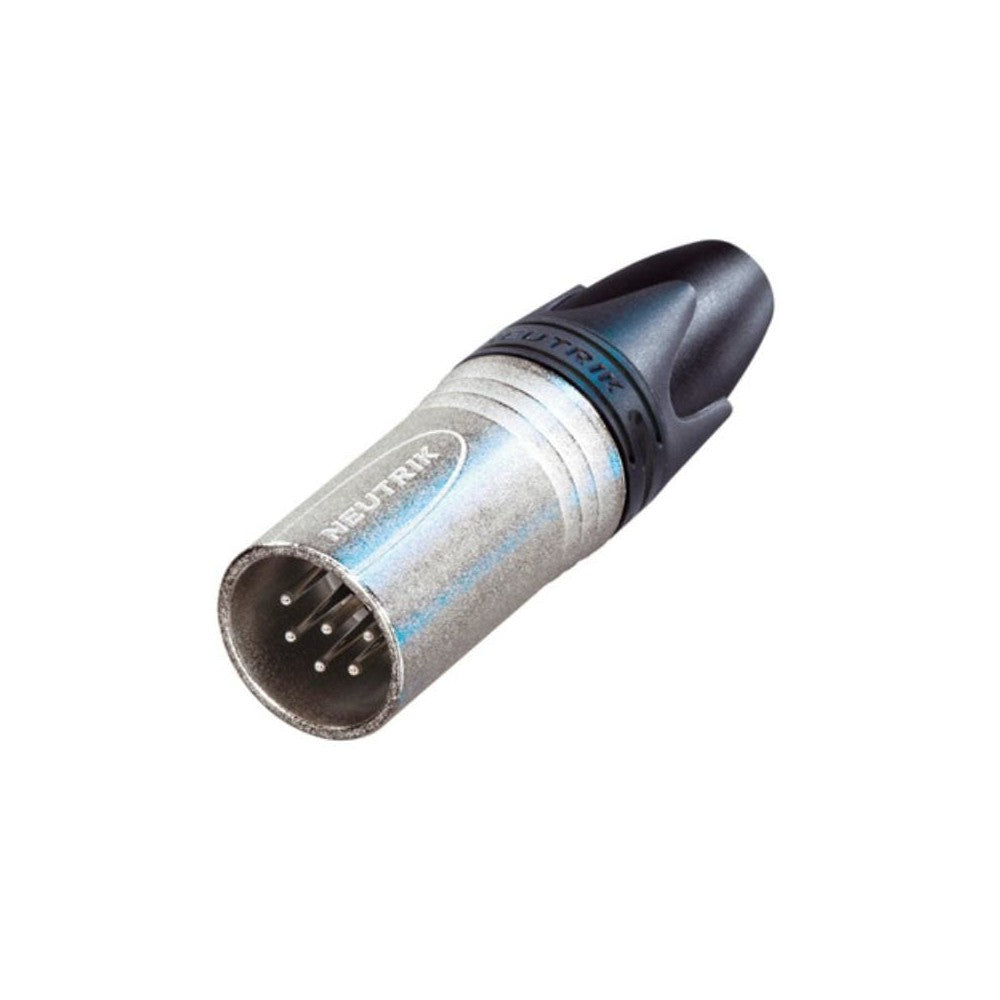 NEUTRIK NC6MXX XLR volante, Serie XX, 6 poli maschio, corpo nickel, contatti argento