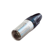 NEUTRIK NC7MXX XLR volante, Serie XX, 7 poli maschio, corpo nichel, contatti argento